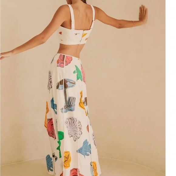 Sabo Skirt Audrey Skirt By The Sea Size XS New - Picture 4 of 7